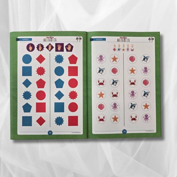 Metoda Degete Istețe – Exerciții pentru antrenarea creierului cu ambele mâini, 4-104 ani, 40 pagini, format A5 - imagine 11