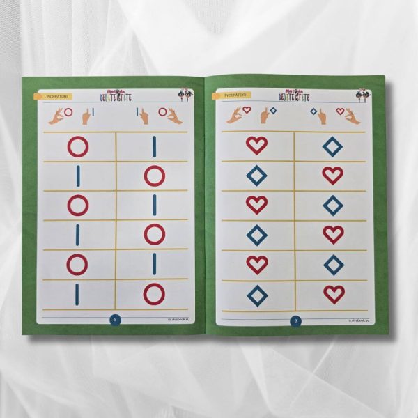 Metoda Degete Istețe – Exerciții pentru antrenarea creierului cu ambele mâini, 4-104 ani, 40 pagini, format A5 - imagine 4