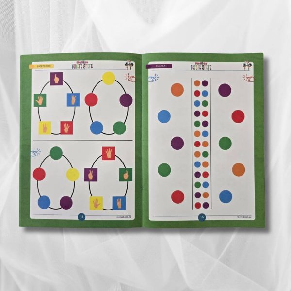 Metoda Degete Istețe – Exerciții pentru antrenarea creierului cu ambele mâini, 4-104 ani, 40 pagini, format A5 - imagine 7