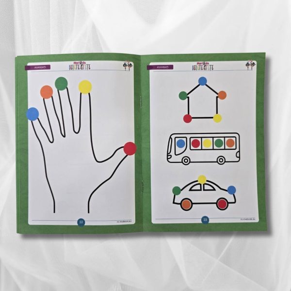 Metoda Degete Istețe – Exerciții pentru antrenarea creierului cu ambele mâini, 4-104 ani, 40 pagini, format A5 - imagine 9