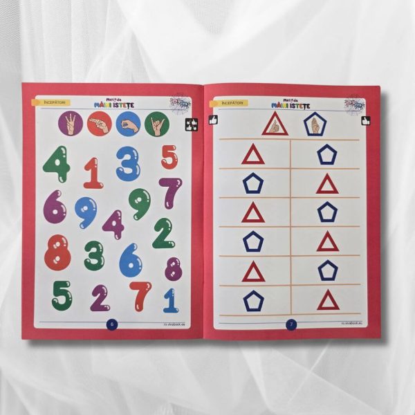 Set „Metoda Zig-Zag 2” + „Metoda Mâini Istete” – exerciții inovatoare pentru antrenarea creierului + 2 markere ștergabile - imagine 6