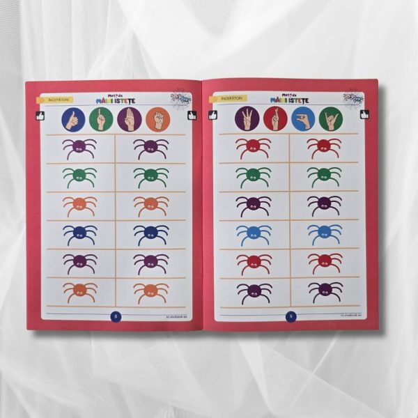 Set „Metoda Zig-Zag 2” + „Metoda Mâini Istete” – exerciții inovatoare pentru antrenarea creierului + 2 markere ștergabile - imagine 8
