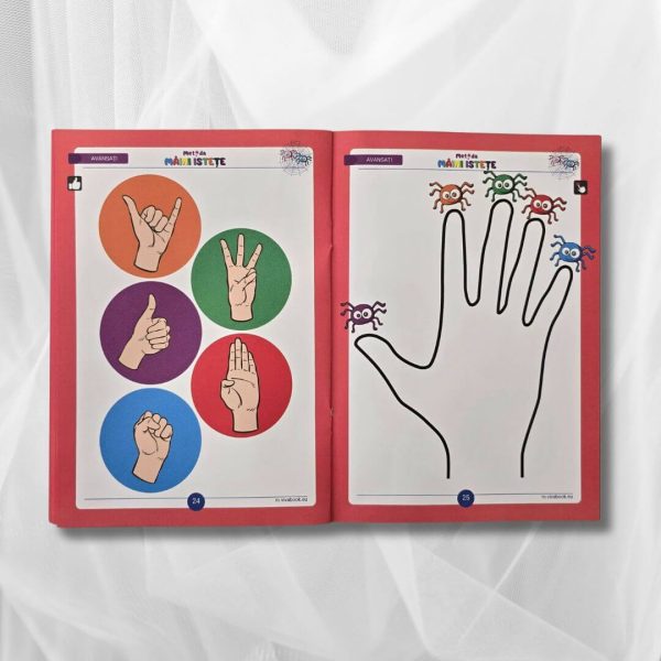 Metoda Mâini Istete – Exerciții pentru antrenarea creierului cu ambele mâini, 4-104 ani, 40 pagini, A5 - imagine 9