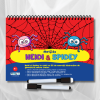 Metoda Heidi & Spidey: 32 de exerciții de gimnastică a minții cu Păianjeni și Pânze pentru Copii și Adulți, Logică, Concentrare și Memorie, 4+, A5, utilizare multiplă
