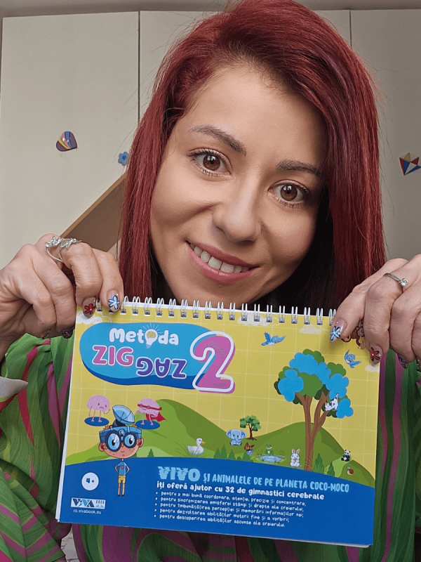 Set „Metoda Zig-Zag 2” + „VivoCăutător” – Exerciții inovatoare pentru dezvoltarea atenției, concentrării și gândirii logice + 2 markere ștergabile - imagine 2