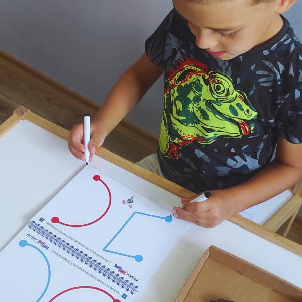 Set „Metoda Zig-Zag” + „Metoda Degete Istețe” – exerciții inovatoare pentru antrenarea creierului + 2 markere lavabile - imagine 2