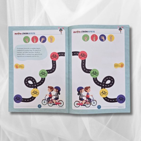 Metoda Cărări Istețe – Exerciții pentru antrenarea creierului cu ambele mâini, 4–104 ani, 48 pagini, format A5 - imagine 6