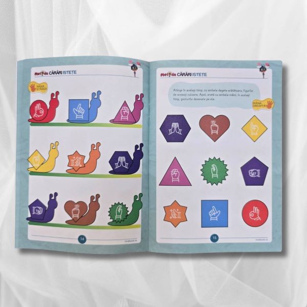 Metoda Cărări Istețe – Exerciții pentru antrenarea creierului cu ambele mâini, 4–104 ani, 48 pagini, format A5 - imagine 9