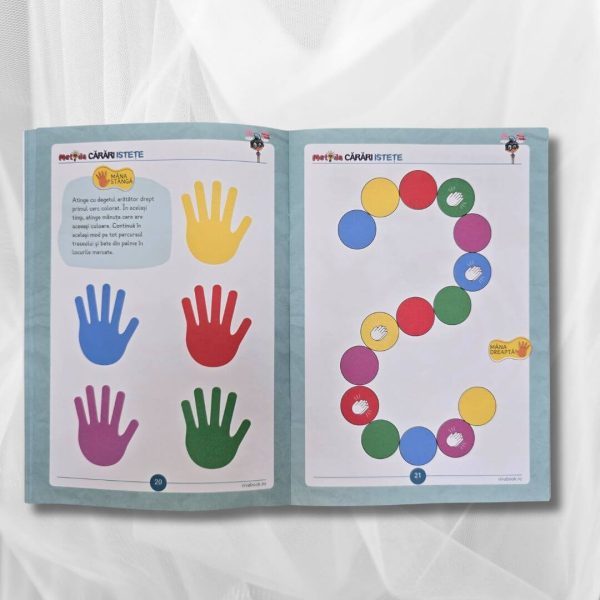 Metoda Cărări Istețe – Exerciții pentru antrenarea creierului cu ambele mâini, 4–104 ani, 48 pagini, format A5 - imagine 10