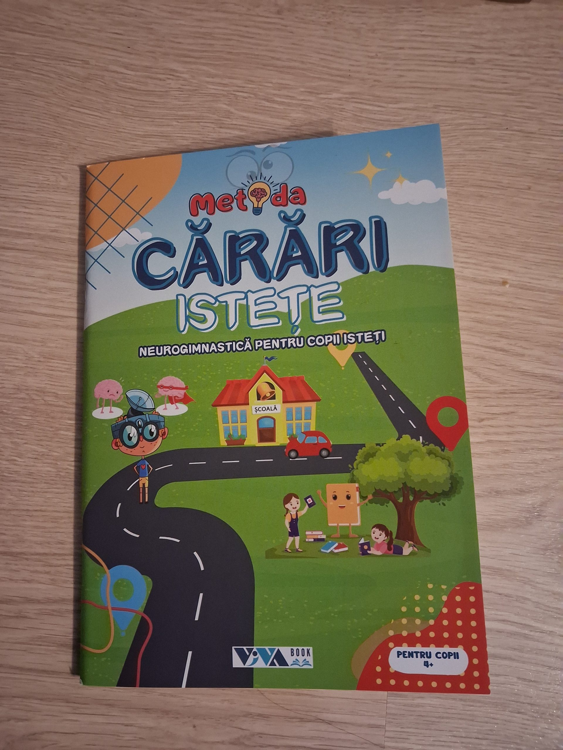 Metoda Cărări Istețe – Exerciții pentru antrenarea creierului cu ambele mâini, 4–104 ani, 48 pagini, format A5 photo review