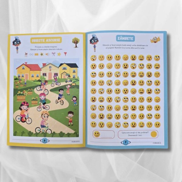 Set „Metoda Zig-Zag” + „VivoCăutător” – Exerciții inovatoare pentru dezvoltarea atenției, concentrării și gândirii logice + 2 markere ștergabile - imagine 9