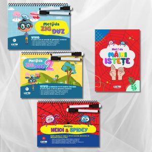 Set 2 „Gimnastică pentru creier”: Zig-Zag | Zig-Zag 2 | Heidi & Spidey | Mâini Istețe