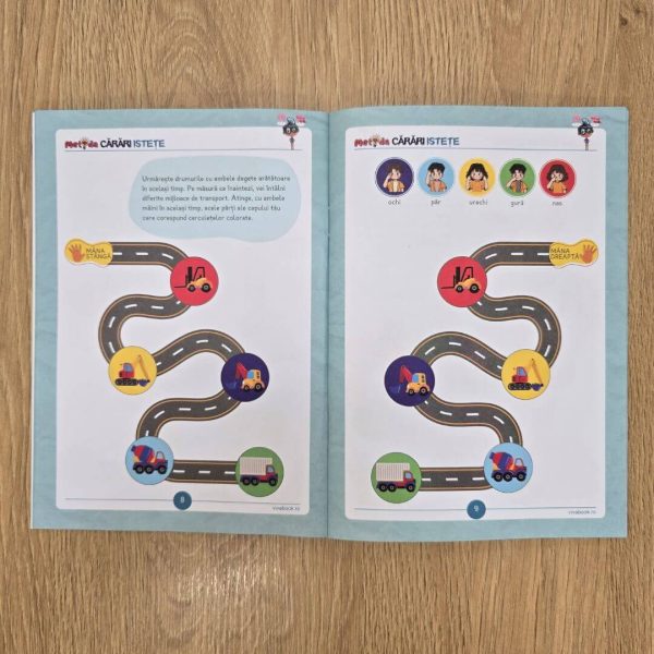 Set „Metoda Heidi & Spidey” + „Metoda Cărări Istețe” – exerciții inovatoare pentru antrenarea creierului + 2 markere ștergabile - imagine 8