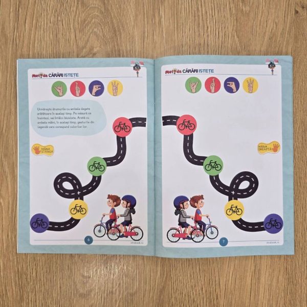 Set "Metoda Ici-Colo" + „Metoda Cărări Istețe” – exerciții inovatoare pentru antrenarea creierului + 2 markere ștergabile - imagine 10