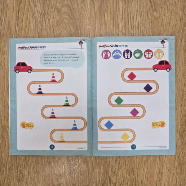 Set „Metoda Heidi & Spidey” + „Metoda Cărări Istețe” – exerciții inovatoare pentru antrenarea creierului + 2 markere ștergabile - imagine 9