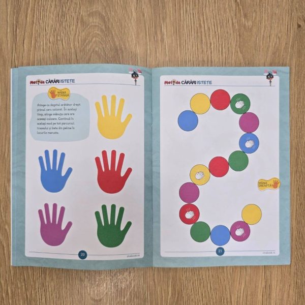 Set "Metoda Ici-Colo" + „Metoda Cărări Istețe” – exerciții inovatoare pentru antrenarea creierului + 2 markere ștergabile - imagine 13