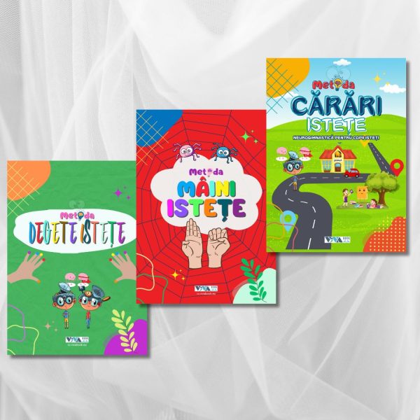 Set „Isteți Mici” – Exerciții pentru antrenarea creierului cu ambele mâini