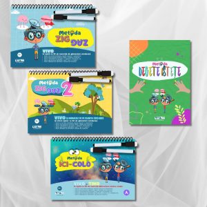 Set 3 „Gimnastică pentru creier” – Zig-Zag | Ici-Colo | Zig-Zag 2 | Degete Istețe