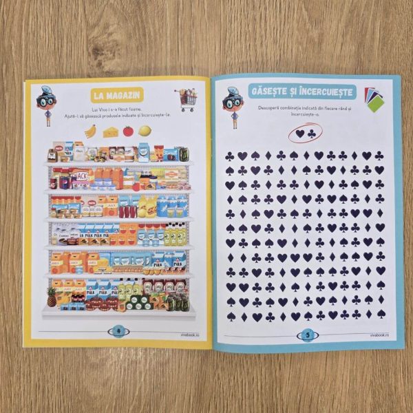 Set „Metoda Zig-Zag 2” + „VivoCăutător” – Exerciții inovatoare pentru dezvoltarea atenției, concentrării și gândirii logice + 2 markere ștergabile - imagine 8