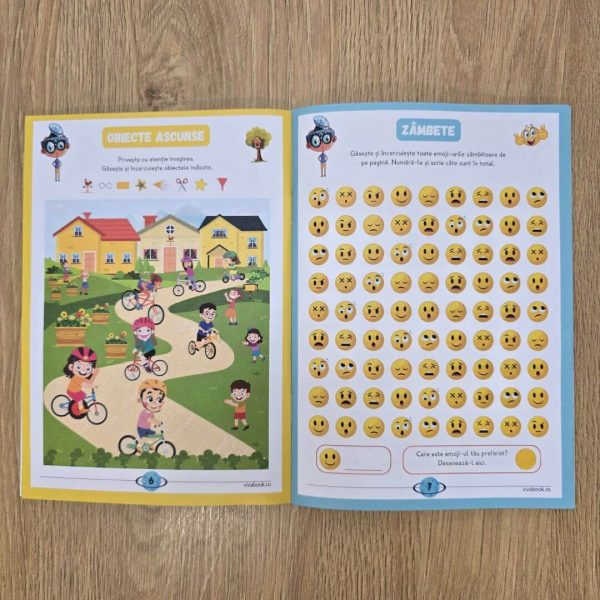 Set „Metoda Zig-Zag 2” + „VivoCăutător” – Exerciții inovatoare pentru dezvoltarea atenției, concentrării și gândirii logice + 2 markere ștergabile - imagine 10