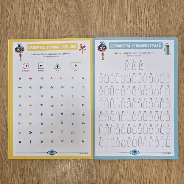 Set „Metoda Zig-Zag 2” + „VivoCăutător” – Exerciții inovatoare pentru dezvoltarea atenției, concentrării și gândirii logice + 2 markere ștergabile - imagine 14