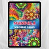 Mandale Magice: 15 pagini de colorat antistres, Art-terapie, Creativitate și relaxare, Copii 3+, Format digital PDF pentru printare A4